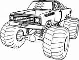 Truck Monster Coloring Pages Dodge Big 4x4 Drawing Charger Pdf Trucks Ram Print Hummer Cummins Drawings 1976 Printable Colouring Lifted sketch template