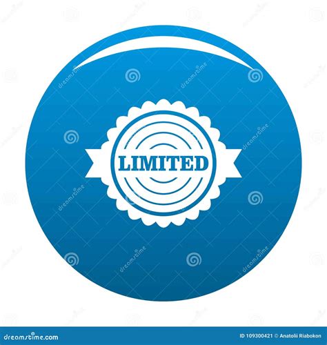 limited logo simple style stock vector illustration