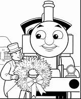 Coloring Pages James Engine Thomas Red Getdrawings sketch template