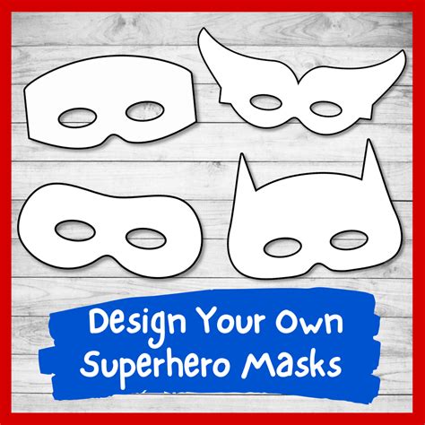 superhero mask template actual size hq printable documents