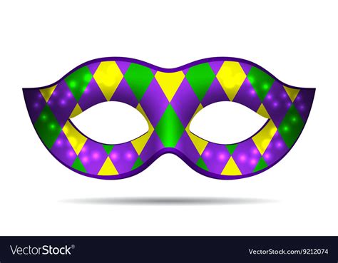 mardi gras mask royalty  vector image vectorstock