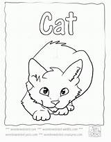 Coloring Pages Cat Pet Cats Cute Siamese Cartoon Popular Kitty Library Coloringhome Funny sketch template