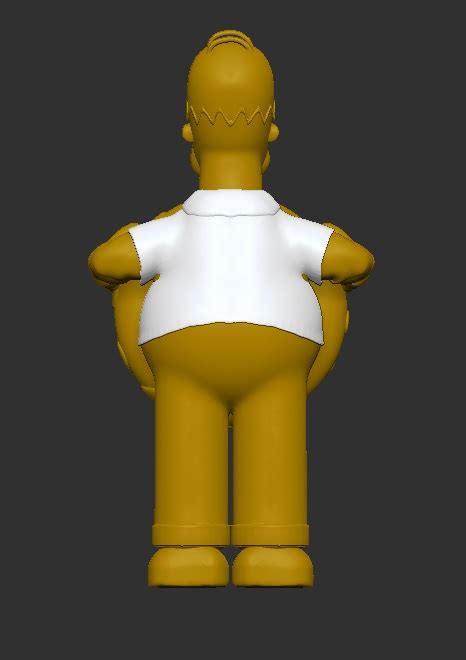 Free Stl File Homer Simpson・3d Printing Template To Download・cults