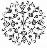 Snowflake Snowflakes Dxf sketch template