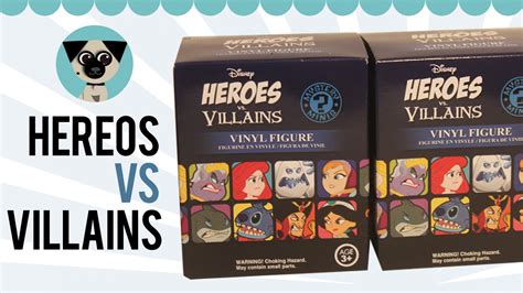 disney heroes  villains mystery minis opening youtube