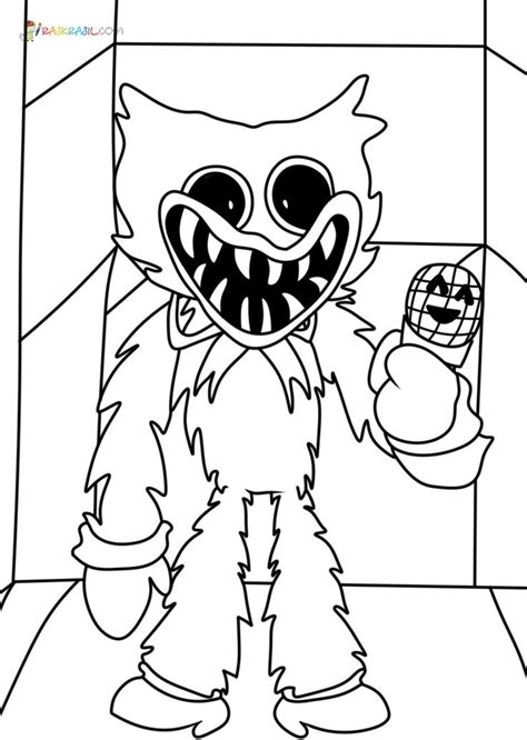 huggy wuggy coloring pages  pictures  printable detailed