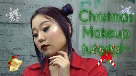 Christmas Makeup Tutorial By Pina Yukki Youtube