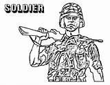 Coloring Civil War Soldier Pages Army Colouring Printable Getcolorings sketch template