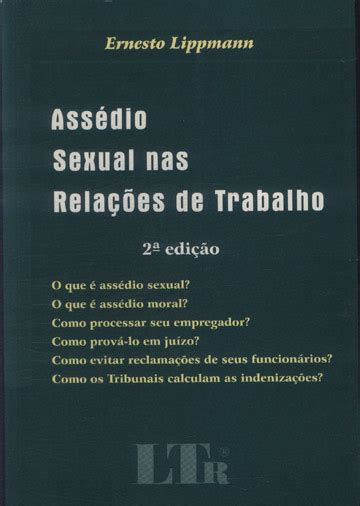 livro assédio sexual nas relações de trabalho sebo do