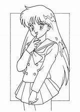 Anime Coloring Pages Girl School Girls Sailor Moon Book Adults Schools Color Printable Getcolorings Diapositive Precedente Seguente Getdrawings Choose Board sketch template