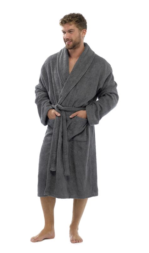 mens pure  cotton luxury towelling bath robes dressing gowns size