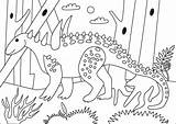 Sauropelta Spikes Dinosaur Drukuj sketch template