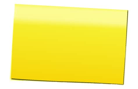 filepost  sticker small yellow emtpy single left  gimp png