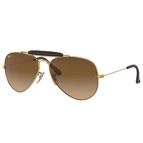 Ray Ban Gold Outdoorsman Craft Sunglasses Us Stockists