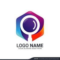 modern search logo design template editable symbol icon logo design