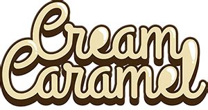logo cream caramel  behance logos lettering caramel