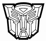 Transformers Coloring Pages Transformer Logo Color Colouring Printable Outline Bee Autobots Prime Drawing Symbol Optimus Bumble Face Autobot Boys Clipart sketch template