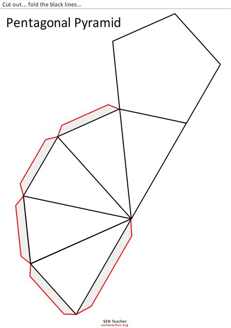 piramide pentagonal  recortar orientacion andujar recursos