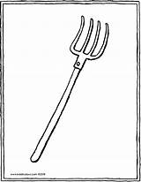 Drawing Pitchfork Coloring Fork Pages Paintingvalley Colouring Comments sketch template