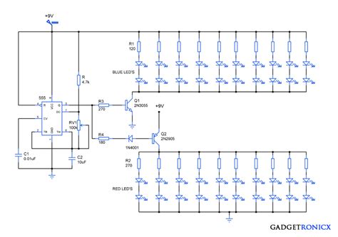 attractive led lighting circuit diagram gadgetronicx