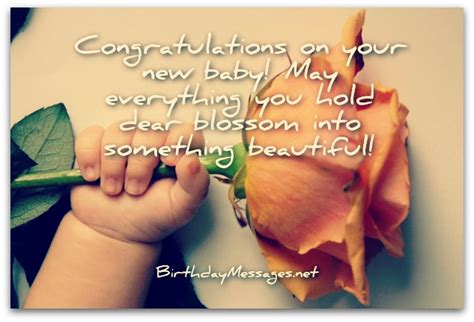 baby wishes newborn baby card messages