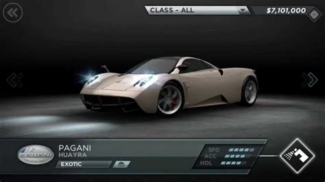 All Cars Need For Speed Most Wanted Ios Youtube