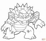 Bowser Coloring Pages Dry Printable Koopalings Print Color Jr Drawing Airship Giga Paper Popular Template sketch template