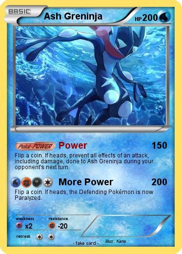 Pokémon Ash Greninja 439 439 Power My Pokemon Card