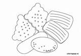 Biscuits Coloring Coloringpage Eu sketch template