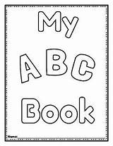 Cover Book Abc Alphabet Preschool Pages Printable Kindergarten Coloring Diy Pre Freebie Use Class Primarygames Letters Visit Learning Teacherspayteachers Choose sketch template