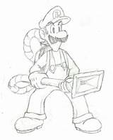 Mansion Luigis Luigi Ausmalbilder Poltergeist Coloringhome sketch template