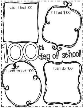 day  school printable  days  school  day