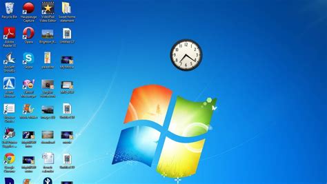 How To Add A Clock To Your Desktop On Your Pc Laptop Hd