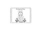 Crowning May Blessed Mother Coloring Mini Pages Book Prayer Pups Prek Created Miss Teacherspayteachers sketch template