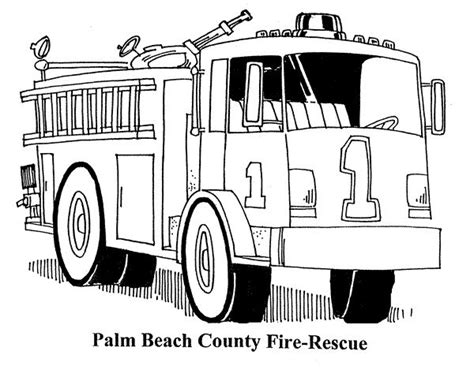 fire truck coloring pages classroom helpers pinterest trucks