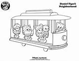 Daniel Tiger Coloring Pages Neighborhood Kids Printable Trolley Printables Sid Kid Science Birthday Color Print Pbs Colouring Train Tigers Sheets sketch template