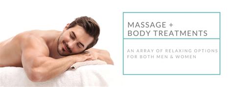 massage body treatments relaxing customizable spa services