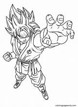 Goku Saiyan Dbs Wiss Traje Incredible Coloringhome Dbz Coloringbay Lembrancinhas Kindpng sketch template