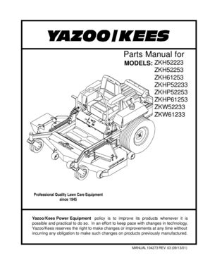 yazoo kees parts manual fill  printable fillable blank pdffiller