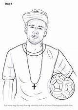 Neymar Messi Pintar Ronaldo Cristiano Dybala Paulo sketch template