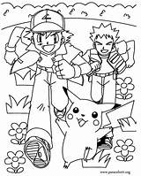 Pikachu Ash sketch template