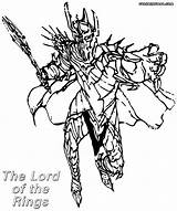 Sauron Lord Rings Designlooter sketch template