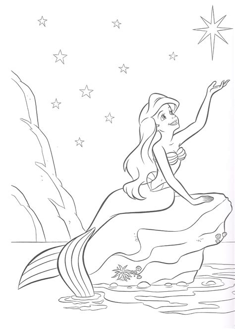 mermaid coloring pages coloring kids