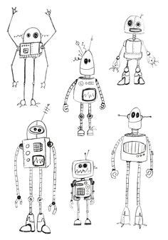 robots coloring page  created find   printable   print