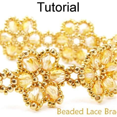 beading tutorial pattern bracelet netting stitch