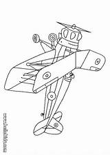 Biplane Drawing Coloring Pages Getdrawings sketch template