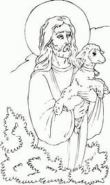 Coloring Lamb Christ God Pages Sheet Drawing Colouring Drawings Sheets Easter Kids Christmas Sunday School Choose Board sketch template
