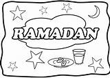 Ramadan Colouring sketch template