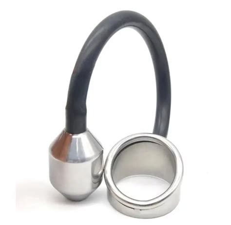 2018 Male Stainless Steel Prostate Stimulation Anal Plug With Cock Ring