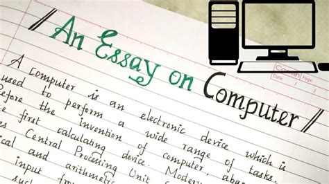 essay  computers  englishmy computer essaycomputers